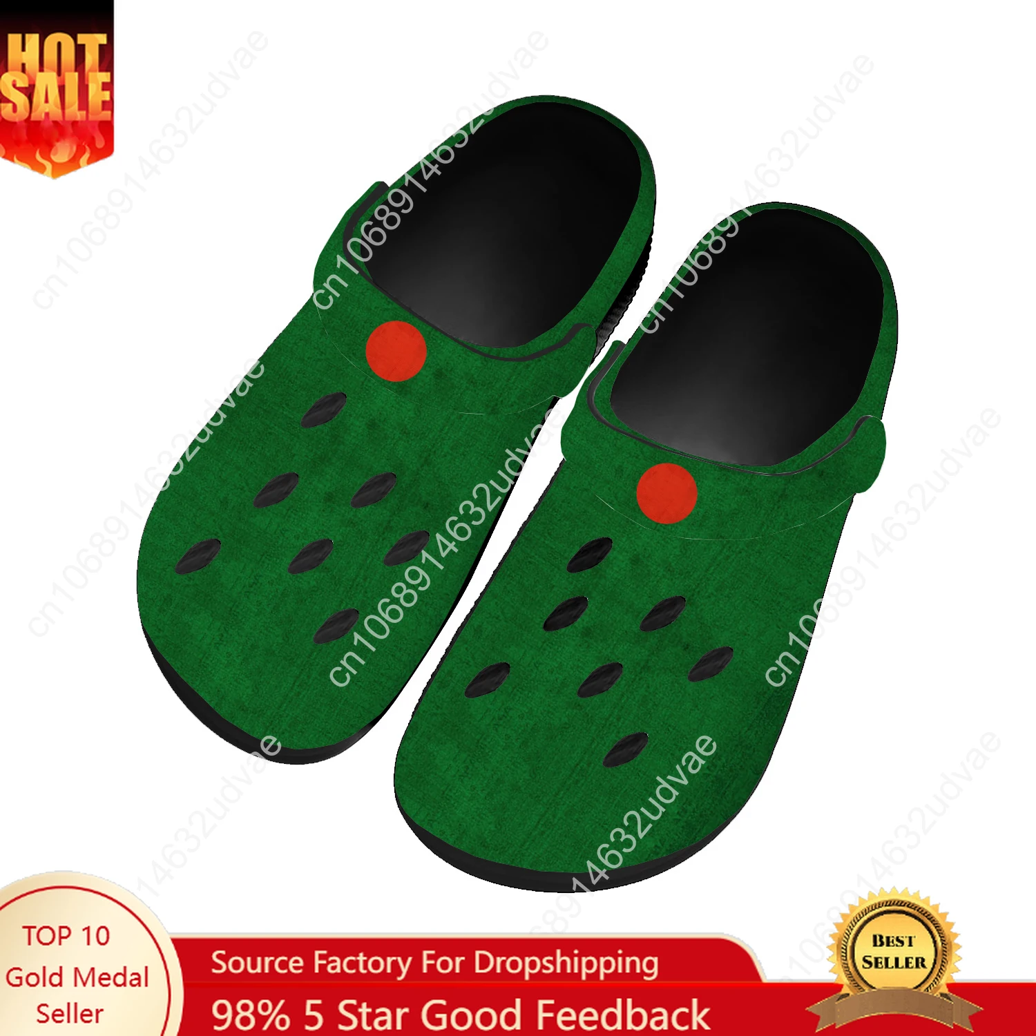 Men Shoes High - Bangladesh National Flag Water Shoes Men