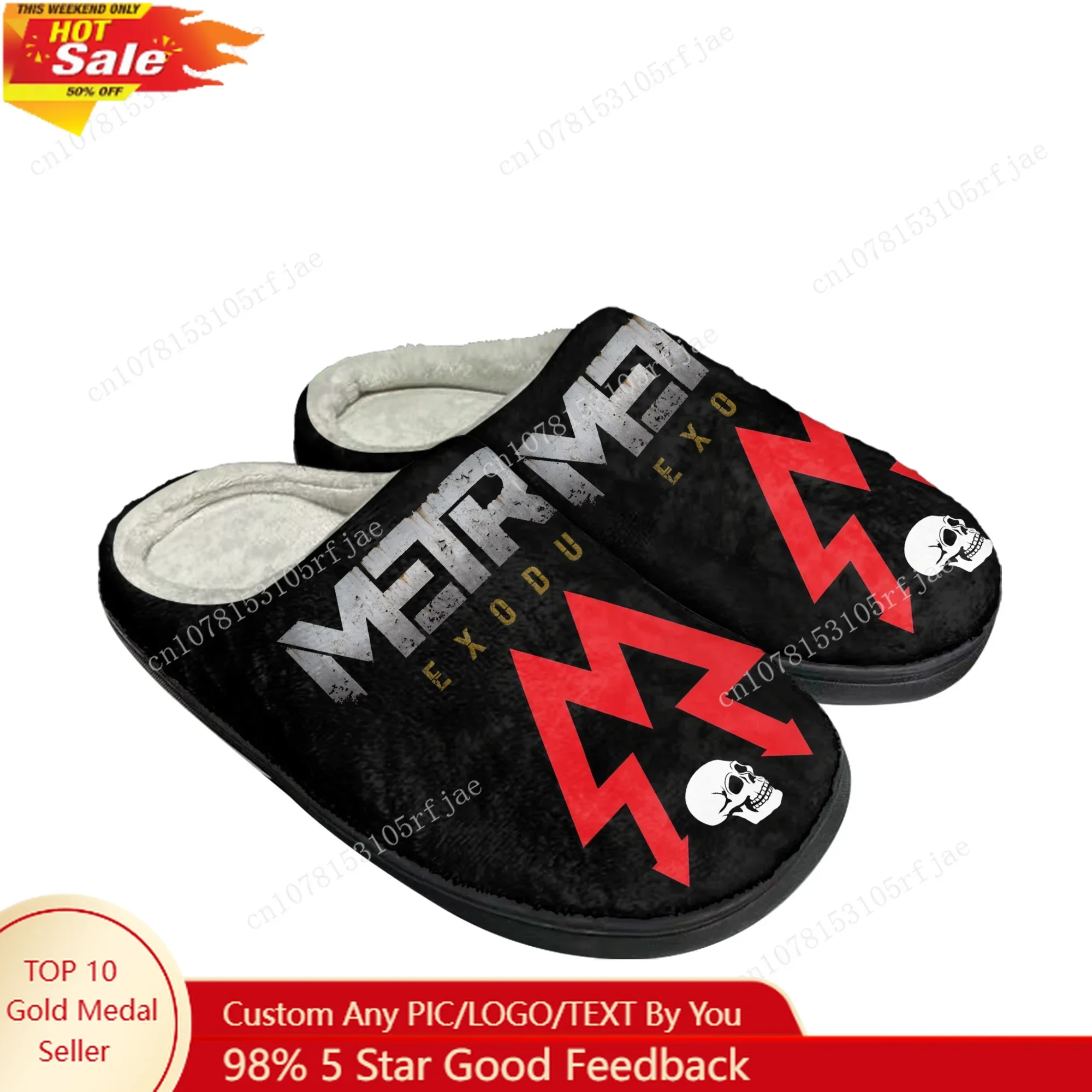 Men Shoes Metro - Metro Exodus Home Cotton Slippers Cartoon