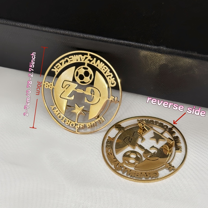 Custom Logo Brooch Simple Crea - đánh giá và giá Men'S Shoes Brogues