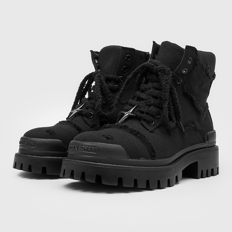 Men's High Top Platform Boots  - đánh giá và giá Men Shoes Office