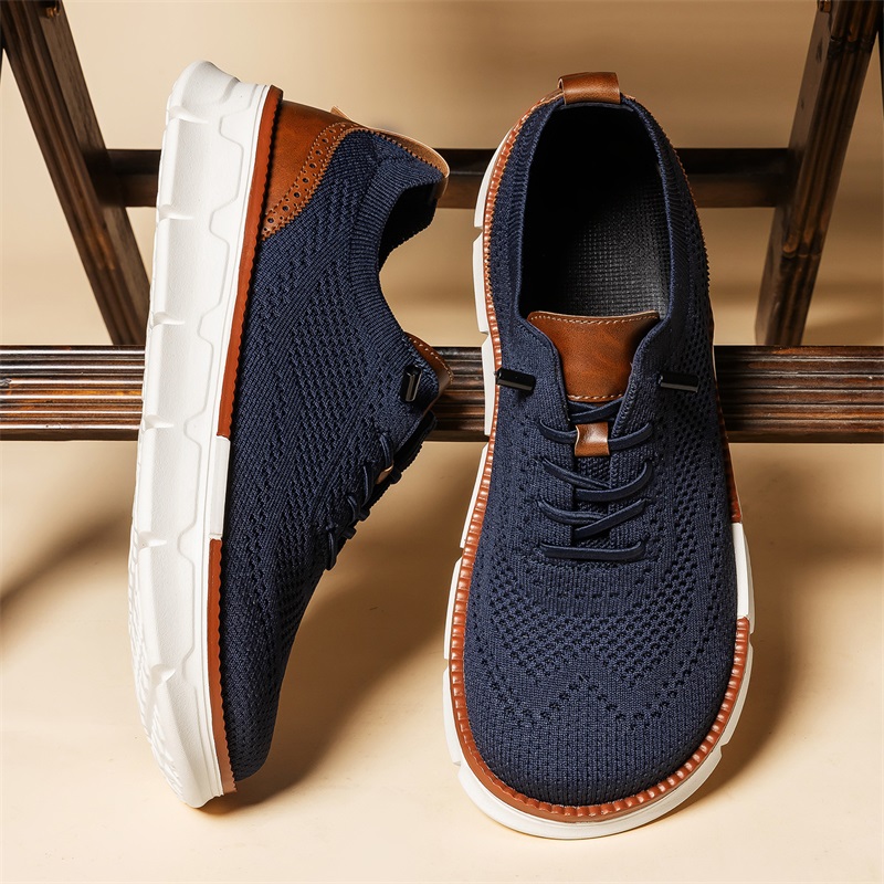 Men Wide Toe Knit Dress Shoes  - đánh giá và giá Men'S Shoes Brogues