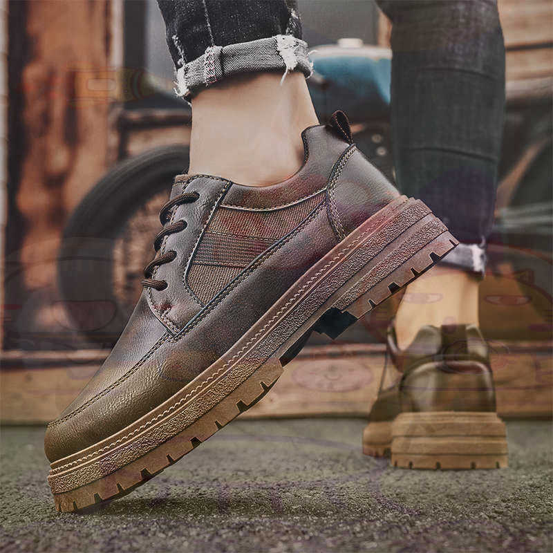 Dark Natural Leather Fashion T - đánh giá và giá Men'S Shoes Good For Wide Feet