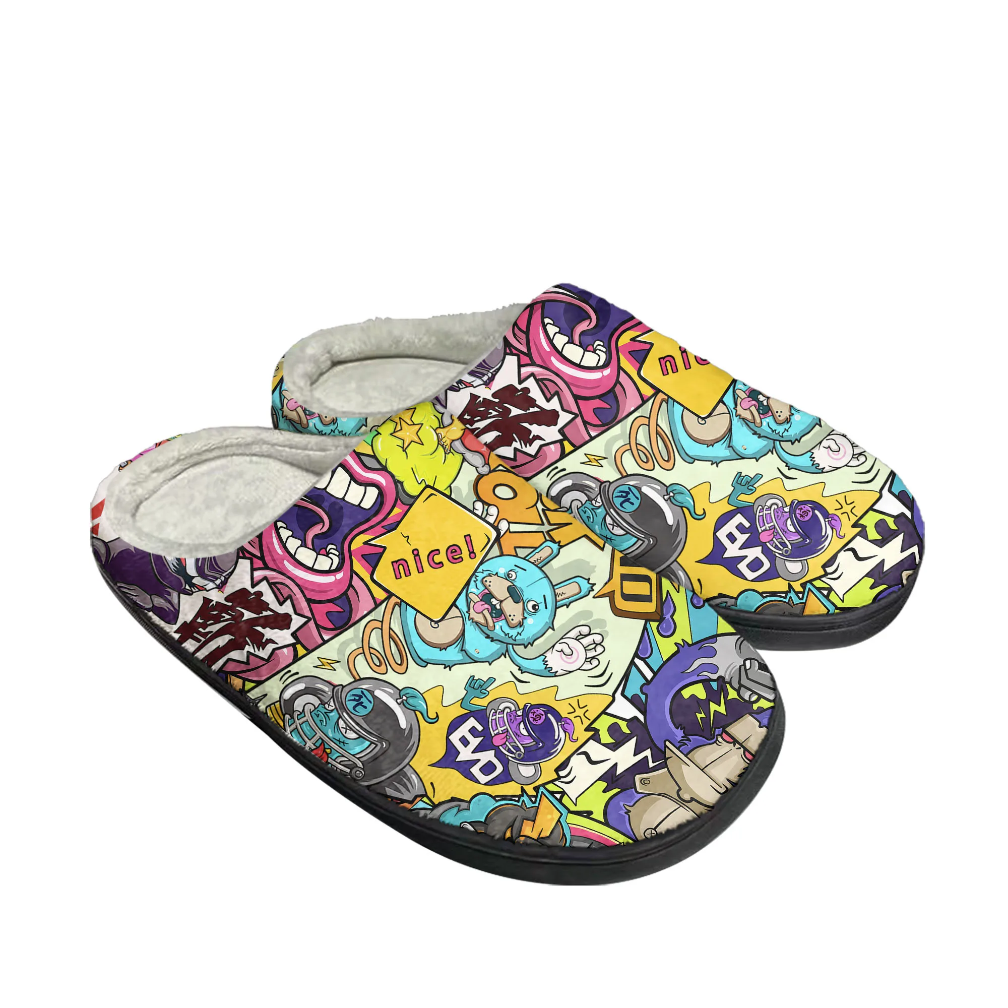 Street Art Graffiti Home Cotto - đánh giá và giá Men Shoes High