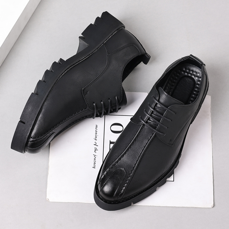 10cm height increasing cowhide - đánh giá và giá Men Shoes Office