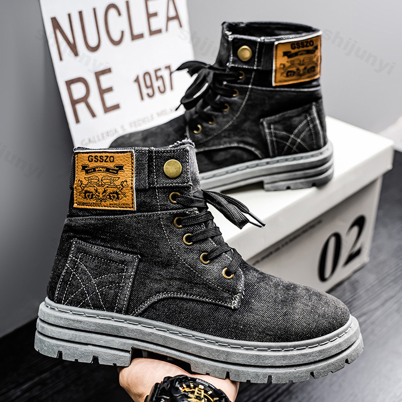 Men Retro Canvas Boots 2025 Tr - đánh giá và giá Men'S Shoes For Work