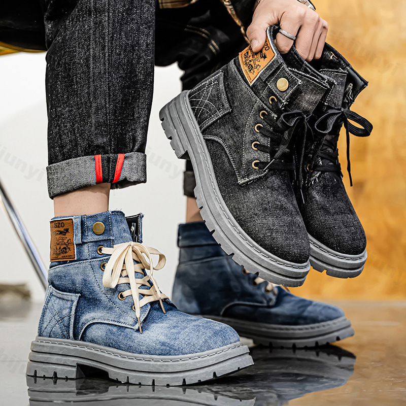 Men Retro Canvas Boots 2025 Tr - đánh giá và giá Men'S Shoes For Work