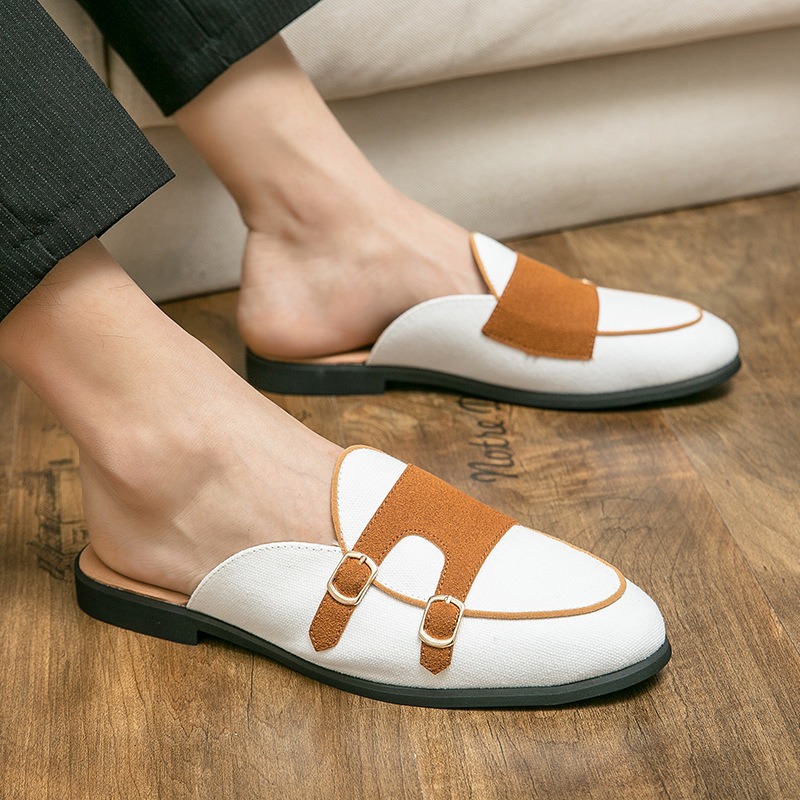 canvas mules half shoes for ma - đánh giá và giá Men Shoes Office