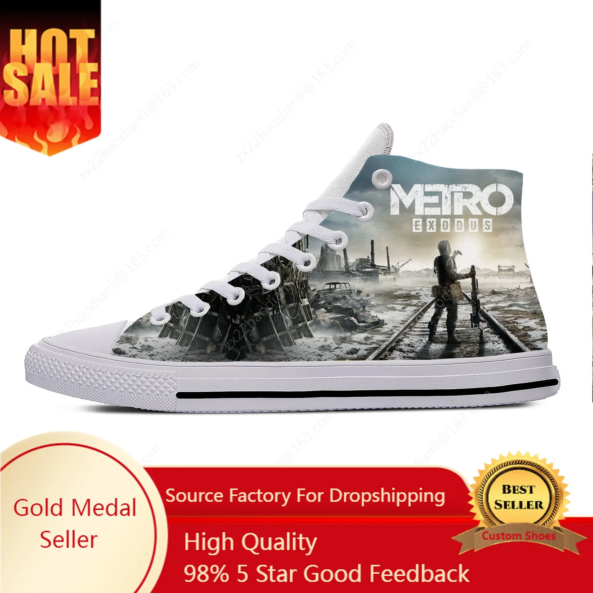 Game Metro Exodus 3D Print Hig - đánh giá và giá Men Shoes Metro
