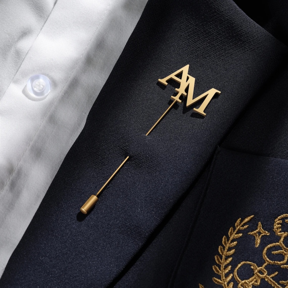 Custom Initials Brooch Men Sta - đánh giá và giá Men'S Shoes Brogues