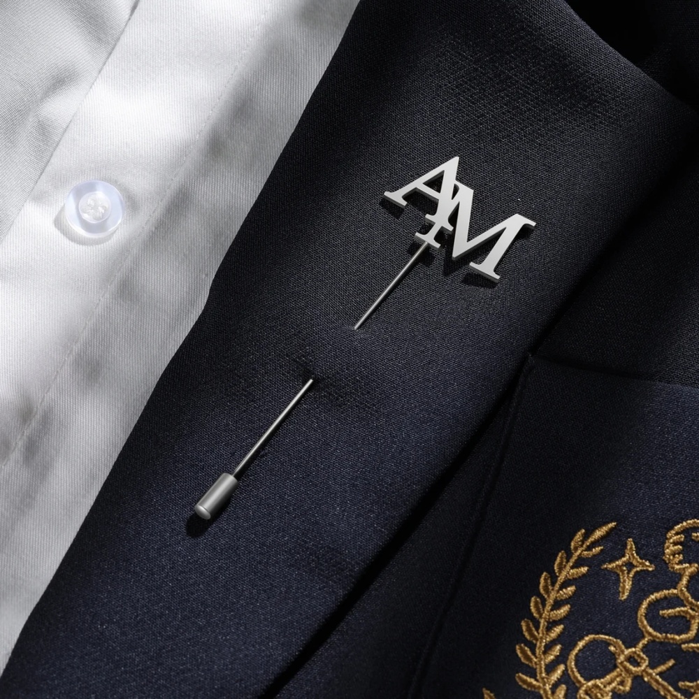 Custom Initials Brooch Men Sta - đánh giá và giá Men'S Shoes Brogues