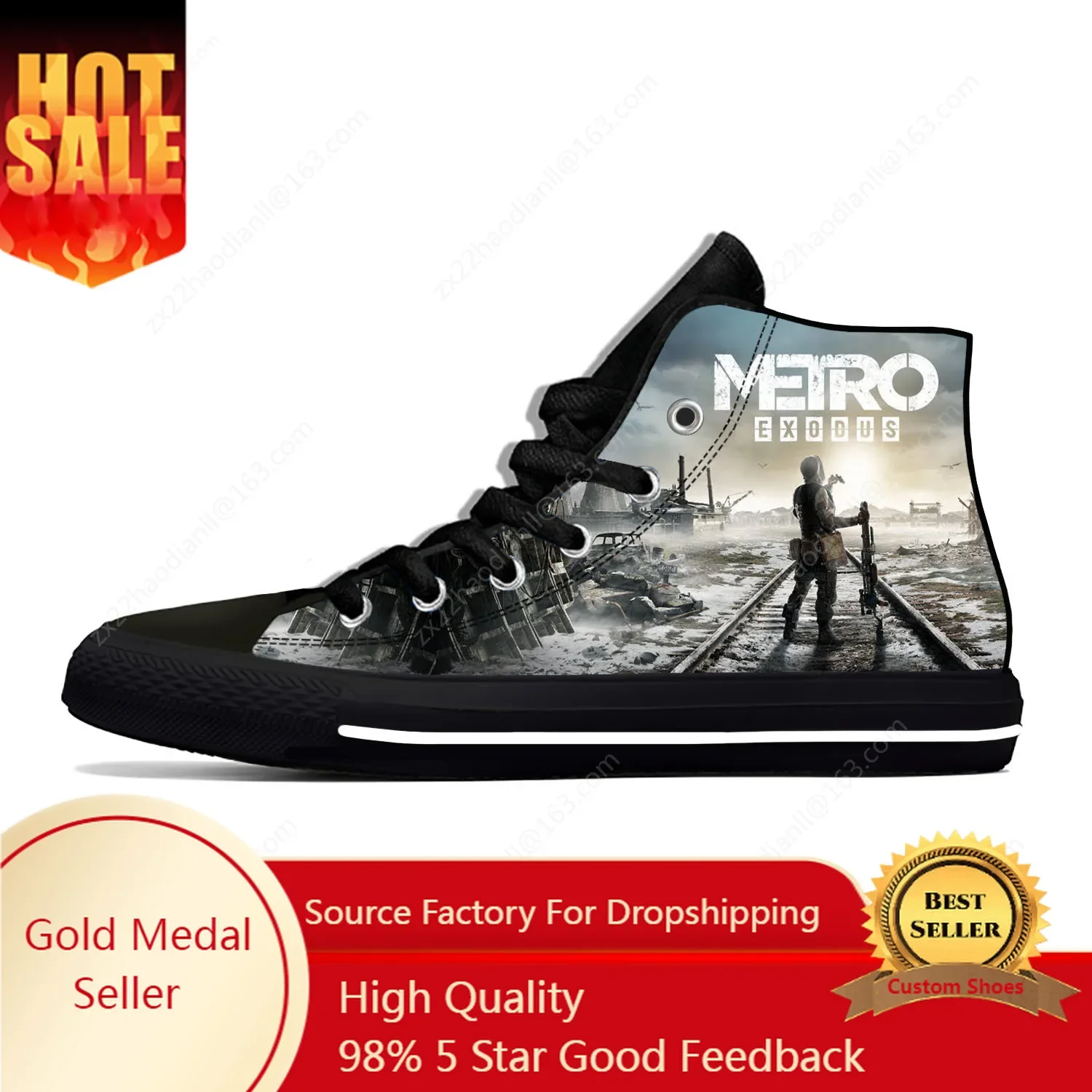 Game Metro Exodus 3D Print Hig - đánh giá và giá Men Shoes Metro